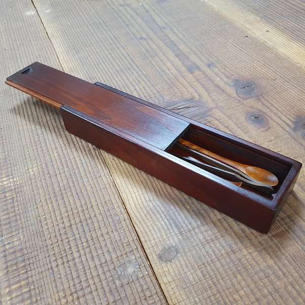 Portable Tea Tool Storage Box - Wooden Tea Ceremony Organizer Carrying Case