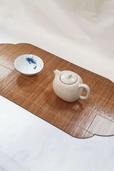 竹製ダブルマット クラウド（大）テーブルマット 食卓マット 茶席用マット