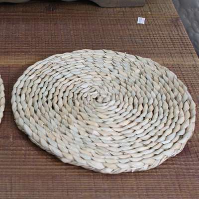 Straw Round Mat / Cosmetic Mat / Multi-Purpose Vintage Mat