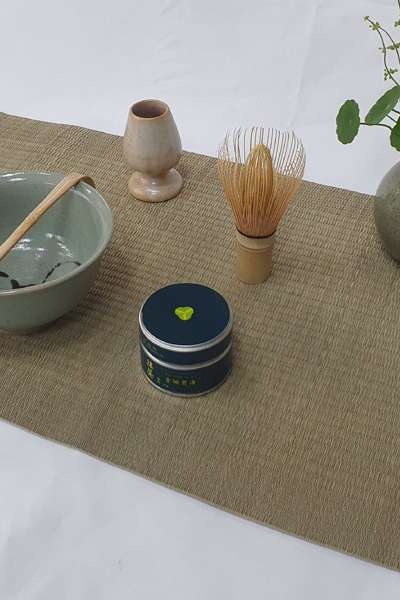 畳風ティマット テーブルランナー 茶席 抹茶セッティング 茶布