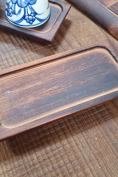 長方形 茶托 떡판 2号 茶卓 杯敷き