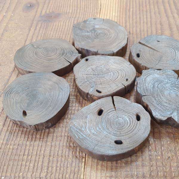 Domestic Fragrant Wood Coaster Small Size Tea Cup Holder 1pc