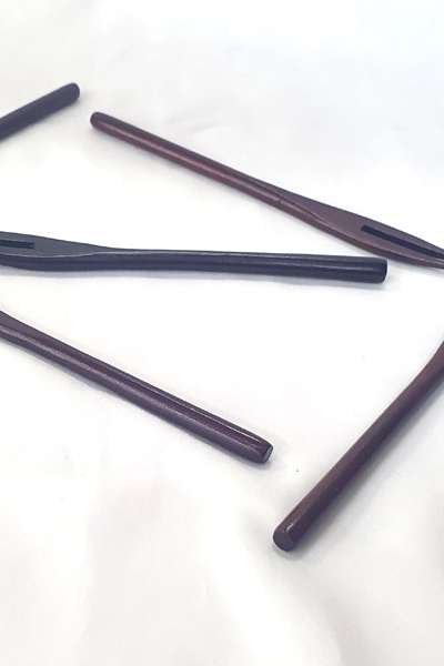 高級木製フォーク 15cm 1個/다食フォーク