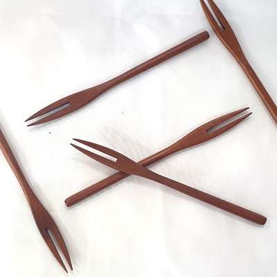 Wooden Fork 15cm 1pc Dasik Fork for Cafe Dessert