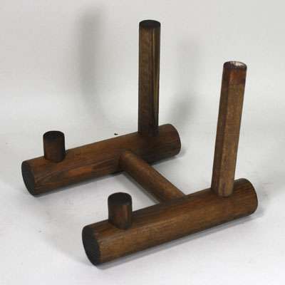 Multi-Purpose Tea Bowl Stand - Assembled/Display Stand for Books and Aged Tea Bottles