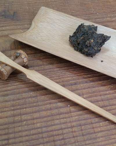 新竹製茶針セット/プーアル茶用茶道具セット 茶針 スクレーパー コースター