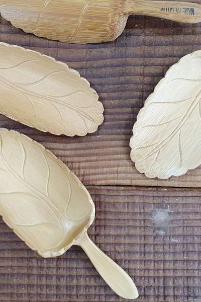 葉の欠片 茶さじ 1個/ティースプーン ダハ