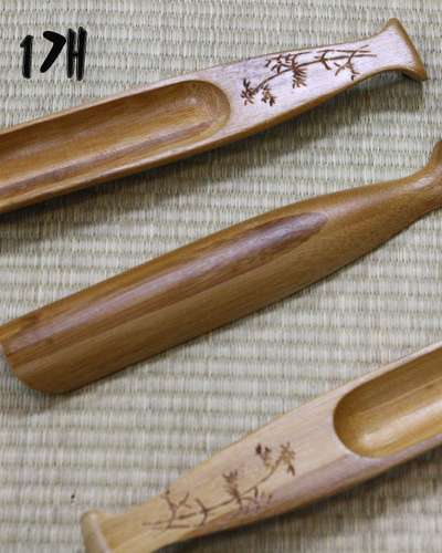 竹製茶匙 1個/茶則/ティースプーン