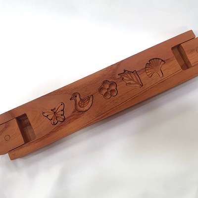 Handcrafted Dasik Mold 5-Cavity 2-Tier Size 2 - Tea Ceremony Class Etiquette Room Experience Learning Dasik Press