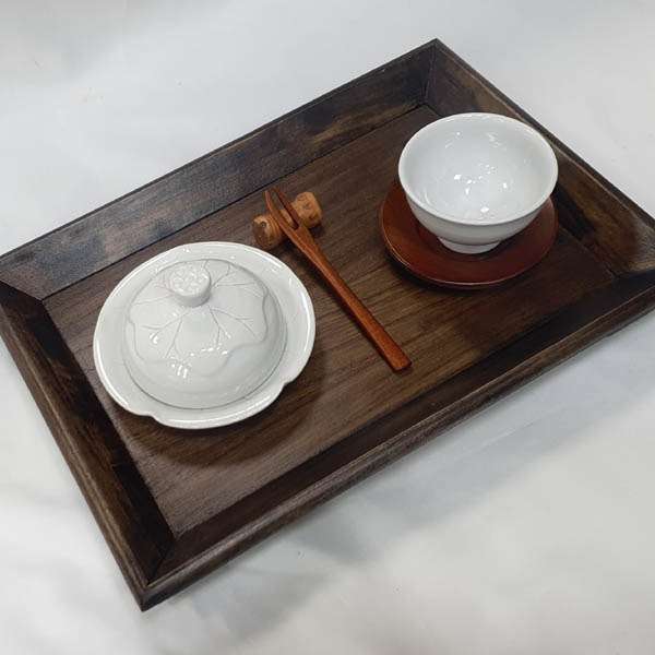 Wooden Tea Table Tray No. 2 - Tea Ceremony and Refreshment Serving Auxiliary Stand