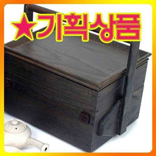 Deul Cha Dagi-ham Large Tea Set Storage Box Natural Wood Tea Ceremony Furniture