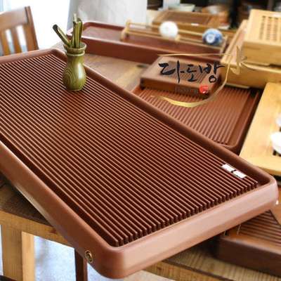 Solid Wood Tea Tray 5080 / Multi-Compartment Tea Mat