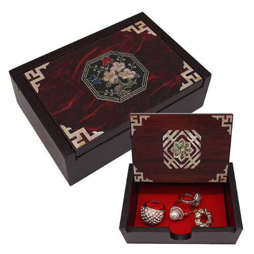 Double-Sided Mother-of-Pearl Business Card and Jewelry Box