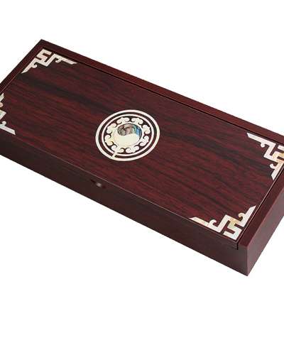 螺鈿漆器象嵌筆函太極