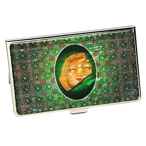 Nacre Lacquerware Business Card Case with Water Eaves Pattern