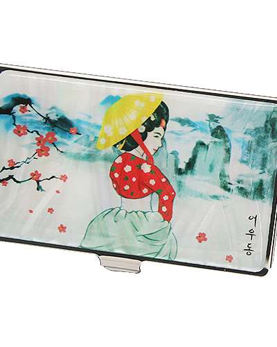 螺鈿漆器 名刺ケース オウドン