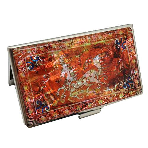 Nacre Lacquerware Business Card Case - Cheonma Design