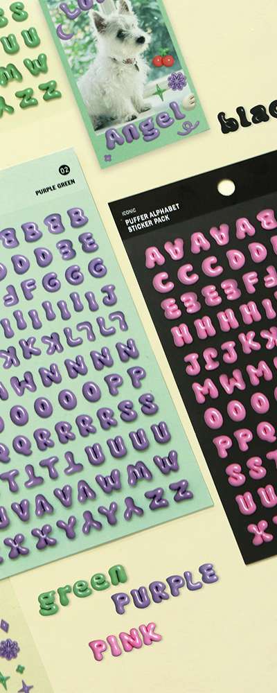 Pupper Alphabet Sticker Pack
