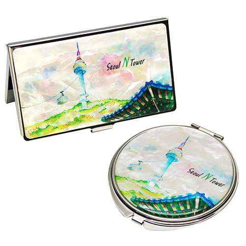 Abalone Mirror and Business Card Case Set – Namsan