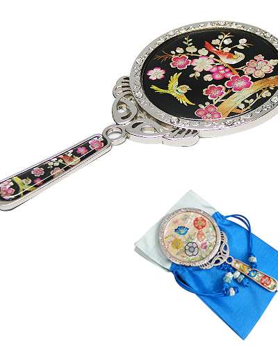 螺鈿姫鏡 梅花