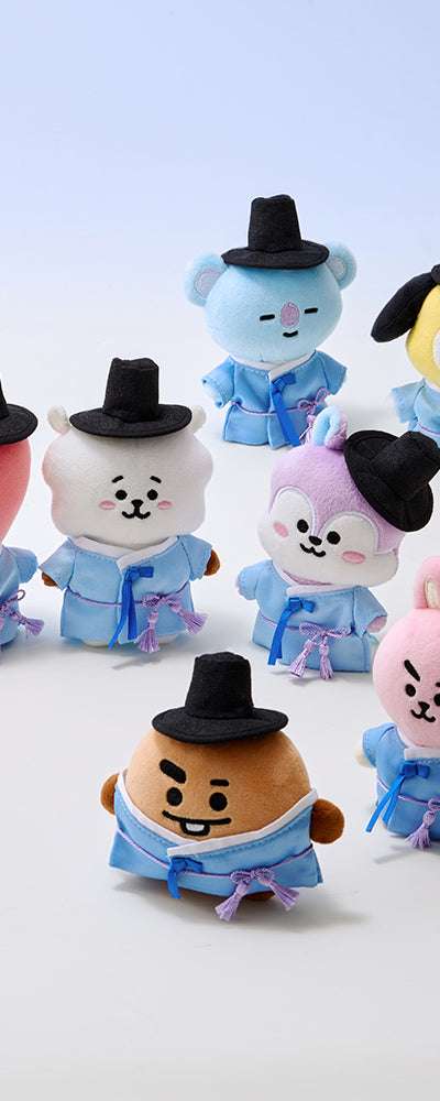 BT21 K-選民ぬいぐるみキーリング