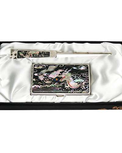 螺鈿名刺ケース チカル 2種 龍
