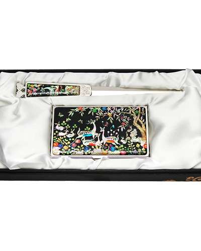 貝殻名刺ケース ジカル 2種 鹿