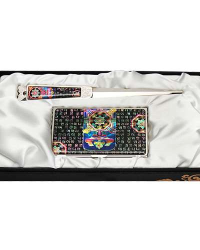 天然螺鈿名刺ケース2種セット 詩調丹青