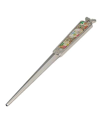 レターオープナー 花蝶1 ホワイト