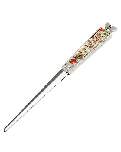 レターオープナー 胸背鶴 白