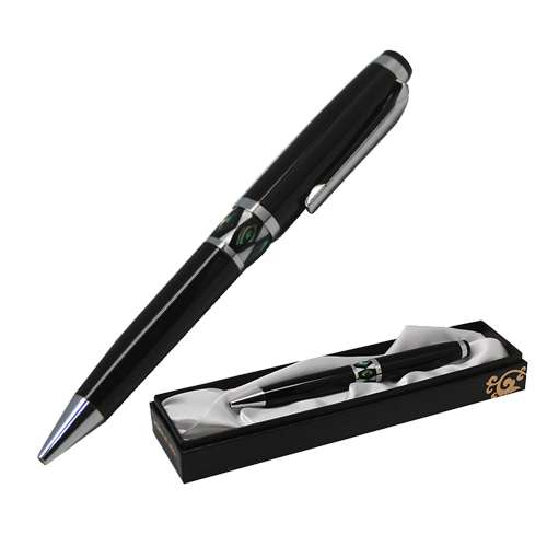 Natural Mother-of-Pearl Ball Pen with Diamond Pattern