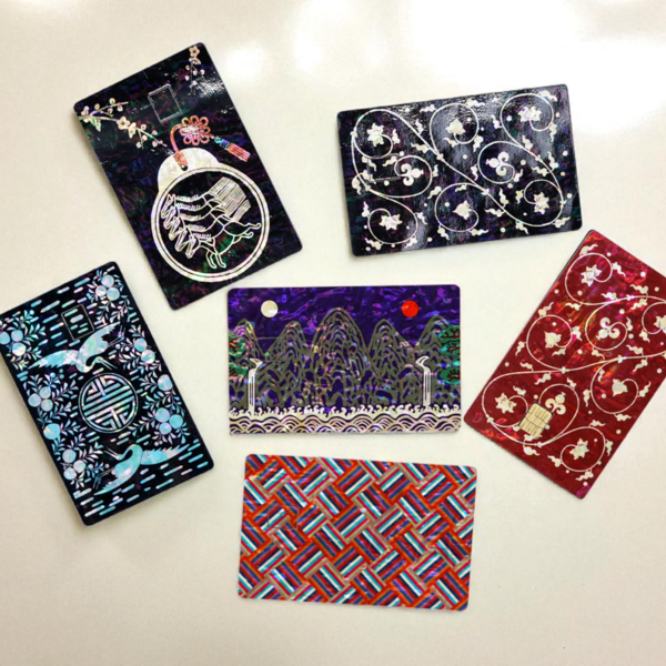 Premium Mother-of-Pearl Card Sticker - PearlPass Skin