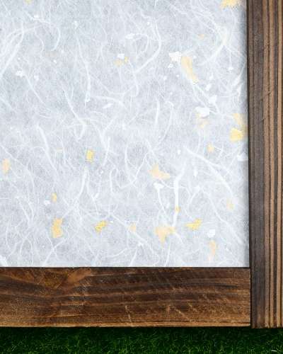 Gold and Silver Cloud Pattern Hanji Roll (100cm x 20M)