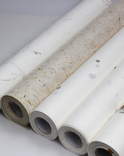 Natural Pressed Leaf Hanji Roll 45g 45cm x 20M / 91cm x 20M