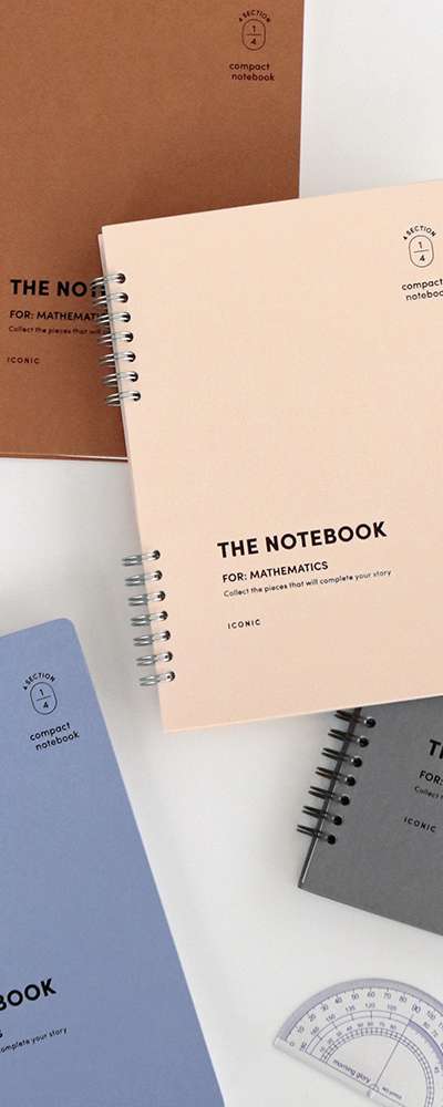 Compact A5 Math Notebook