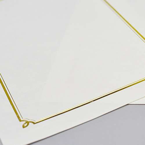 Soonunyong Gold Foil Hanji Certificate Paper