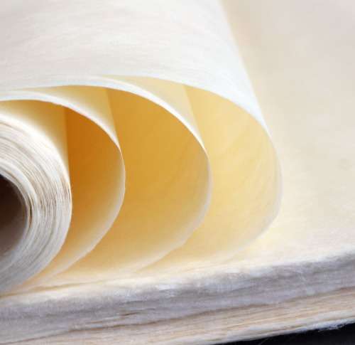 Traditional Korean Folk Painting Paper (Machine Hanji, Glue-Sized) 5 Sheets