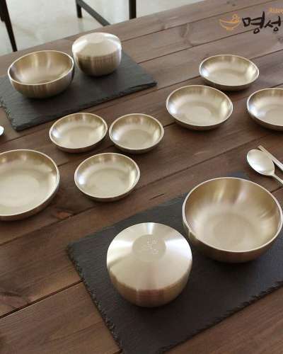 [Myungsung Yugi] Bangjja Yugi Plum Blossom Practical 7-Piece Bansang Tableware Set