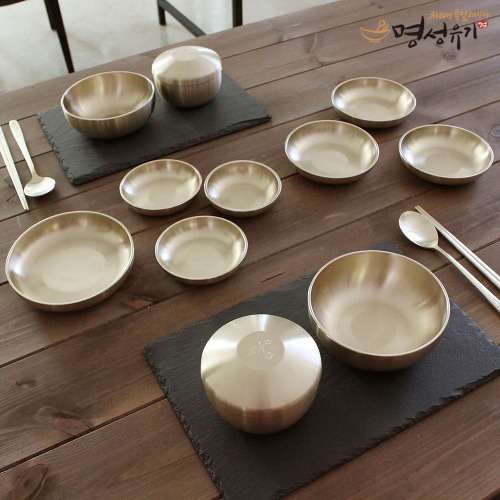 [Myungsung Yugi] Bangjja Yugi Plum Blossom Practical 7-Piece Bansang Tableware Set