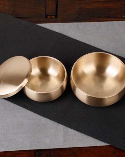 Myeongseong Yugi Bangja Traditional Brass Tableware Set
