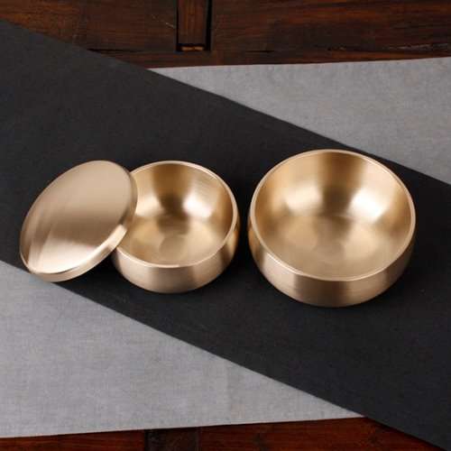 Myeongseong Yugi Bangja Traditional Brass Tableware Set