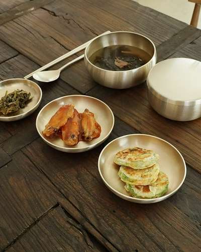 Myungsung Yugi Bangjja Yugi Shin-Hap Tableware 1-Person Bapsang Set