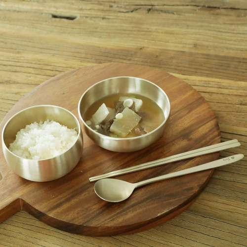Myeongseong Yugi Bangjja Practical Mandarin Duck 1-Person Set (Utensils Included)