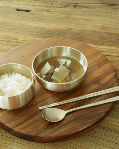 Myeongseong Yugi Bangjja Practical Mandarin Duck 1-Person Set (Utensils Included)
