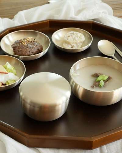 Myeongseong Yugi Bangja Yugi Shinok Tableware 1-Person Bansang Rice Bowl Set
