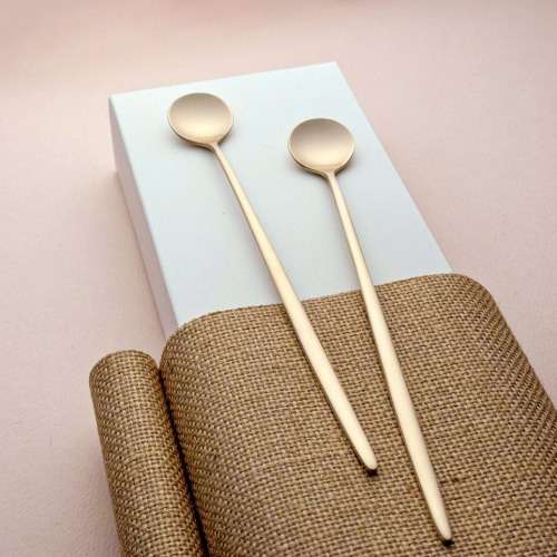 Myungsung Bangja Long Spoon 1+1 Muddler Long Tea Spoon