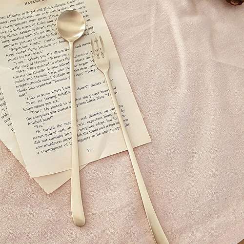 Myeongseong Yugi Bangjja Palace Long Spoon & Long Fork
