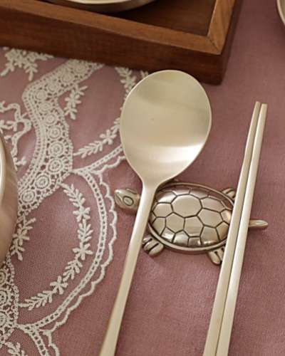 Myungsung Yugi Bangja Mini Turtle Yugi Spoon Rest 1p