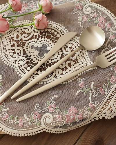 Myeongseong Yugi Luna Western Cutlery 3-Piece Set (Spoon, Fork, Knife)