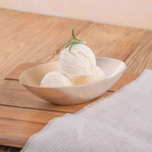 Myeongseong Bangjjayugi Oval Salad Bowl (Small) Half-Moon Bowl Pasta Bowl
